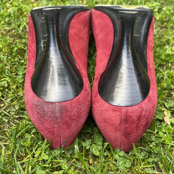 Prada Suede Heels - size 37 1/2 - Picture 7 of 8